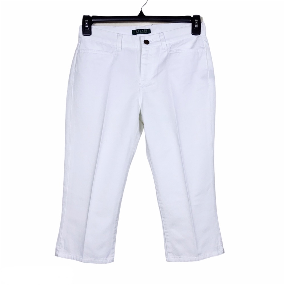 Lauren Ralph Lauren Wide Leg Classic Mid Calf Pant